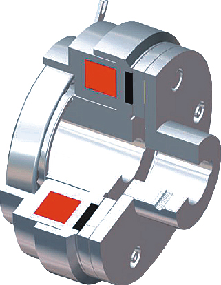 bearing mounted electromagnetic clutch type ebmc normally off